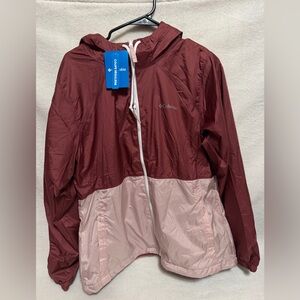 Columbia Women's hoodie Burgundy and Pink Ski Jacket